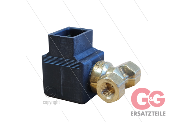 Ölmagnetventil - Rapa - BV01L2 - M13 - 2 x 1/8" IG - 230V - 8W - 0 t/m 24 Bar