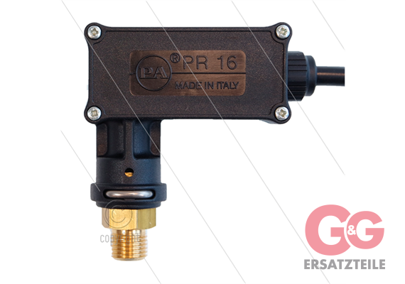 PR16 - Druckschalter - 1/4" AG - 40/250 Bar - (Schwarz)