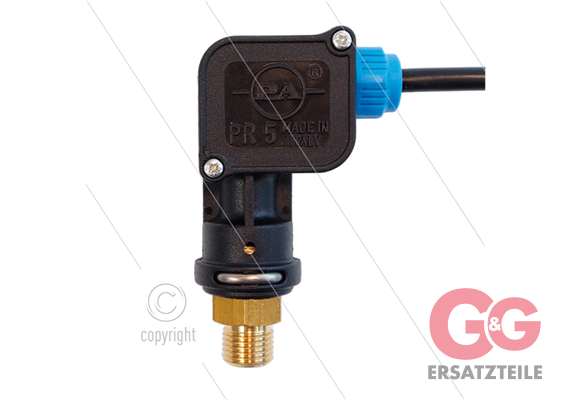 PR5 - Druckschalter micro - 1/4" AG - Einschaltdruck 15 Bar - max 350 Bar - (Blaue markier