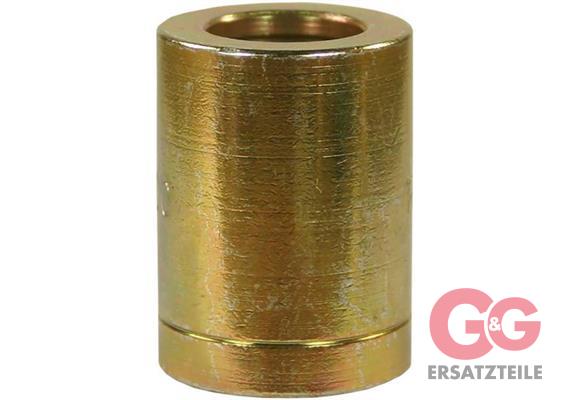 Preßfassung NW10 2SN Stahl verzinkt nicht schälen  18 x 32 mm