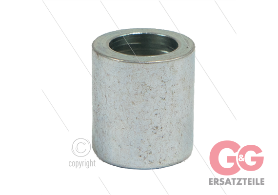 Pressfassung - Stahl - DN05 (3/16") nur mit 221449 - passend zu RR-Schlauch bronze