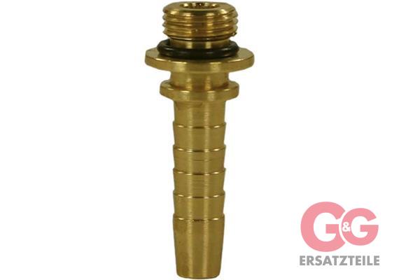 Preßnippel AG 1/4" DN 06 Messing mit O-Ring