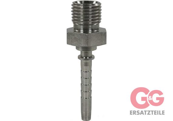 Preßnippel AGN 1/4 NW 05 NPT-konisch