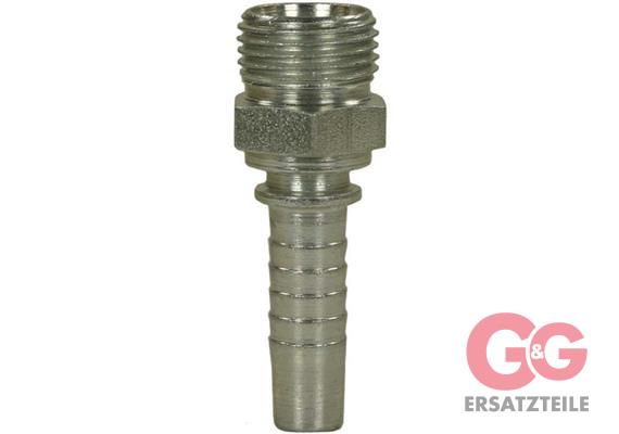 Preßnippel CEL 18x1,5 (12L) DN 10 Stahl verzinkt