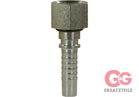 Preßnippel DKOL 22x1,5 (15L) DN 16 Stahl verzinkt