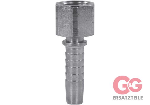 Preßnippel IG 1/4" DN 10 Edelstahl