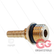 Pressnippel - Messing - DN05 - 1/4" AGR - mit O-Ring - für Rohrreinigungsdüse - ohne Sechs | Bild 2