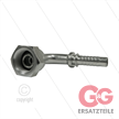 Pressnippel - Stahl - DN06 (1/4") - 3/8" DKR - 90° Bogen - SW22 | Bild 2