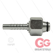 Pressnippel - Stahl - DN06 (1/4") - M14x1,5 (8L) DKOL - mit O-Ring - SW17 | Bild 2