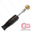 Pressnippel - Stahl - DN06 (1/4") - M22x1,5 Mutter Messing - Lange Kunststoff Handversch. | Bild 4