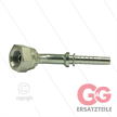 Pressnippel - Stahl - DN08 (5/16") - 3/8" DKR - 45° Bogen - | Bild 2