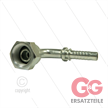 Pressnippel - Stahl - DN10 (3/8") - 1/2" DKR - 90° Bogen - SW27 | Bild 2
