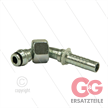 Pressnippel - Stahl - DN10 (3/8") - M18x1,5 (12L) DKOL - 90° Bogen - SW22 | Bild 3
