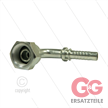 Pressnippel - Stahl - DN12 (1/2") - 1/2"DKR - 90° Bogen - SW27 | Bild 2
