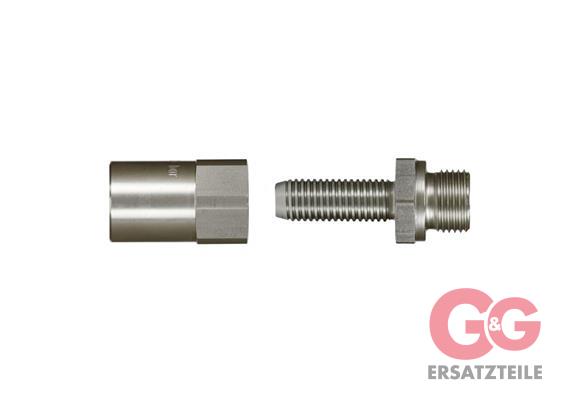 PUReClean365+® Schraubarmatur DN12 AGR 1/2" VA  kpl. Nippel und Fassung
