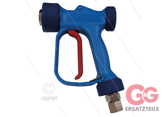 RB65 - blau - Messing - mit Drehgelenk - Lanzenanschluss - 2