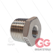 Reduziernippel - Edelstahl - 1/2" AG x 1/8" IG | Bild 2