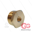 Reduziernippel - Messing - 1" AG x 1/4" IG | Bild 2
