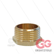 Reduziernippel - Messing - 1" AG x 1/4" IG | Bild 4