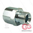 Reduziernippel - Stahl - 3/4" AG (60° conus) x 3/8" IG - BSP | Bild 2