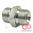 Reduziernippel - Stahl - 3/8" AG x 1/2" AG - BSP | Bild 2