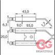 Restposten Zündelektrode Block 25x43 "IDROMATIC" | Bild 2