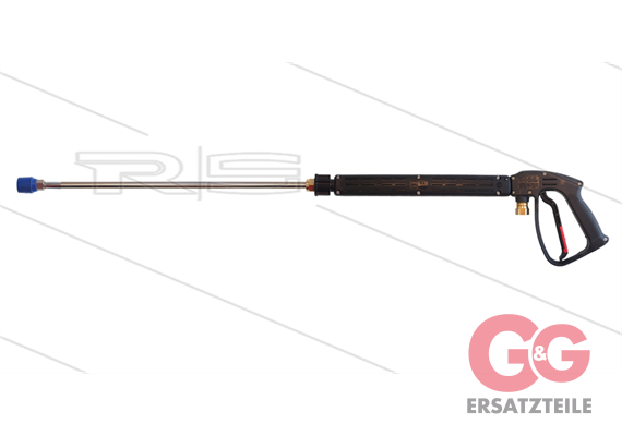 RL200 Konfektionierte Lanze - Stahl - L=1000mm - komplett mit blaue Düsenhalter 1/4" IG