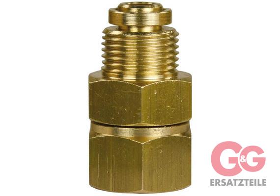 RM 1/4"IG : 3/8"AG Messing 220 bar Drehgelenk