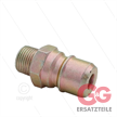 RMS250 - Nippel - Stahl - 250 Bar - Ø19,9mm - max 90°C - passend zu Nilfisk-Alto - 3/8" AG | Bild 2