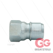 RMS250 - Nippel - Stahl - 250 Bar - Ø19,9mm - max 90°C - passend zu Nilfisk-Alto - 3/8" IG | Bild 4