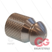Rohrreinigungsdüse - 0.040 - 3x nach hinten - Edelstahl - 1/4" IG | Bild 2