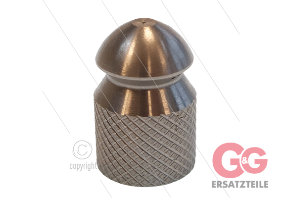 Rohrreinigungsdüse - 0.060 - 4x nach hinten - Edelstahl - 1/4" IG