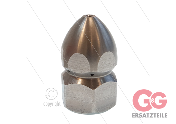 Rohrreinigungsdüse - 0.200 - 6 x 1.50 + 1 x 1.50 - Edelstahl