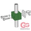Rohrschelle 22 mm mit Schrauben Stahl verzinkt | Bild 2