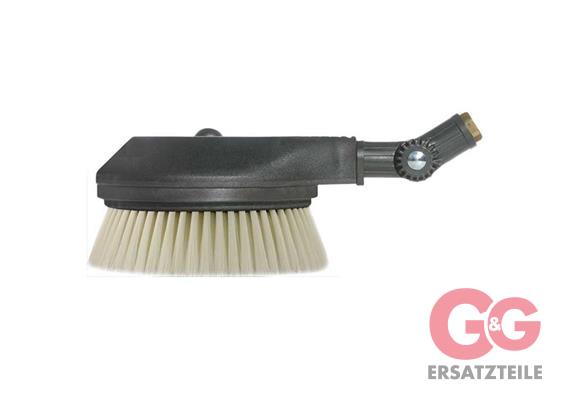 Rotierende Waschbürste Perlon mit Gelenk 1/4"IG