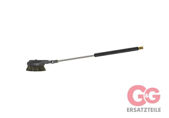 Rotierende Waschbürste Rosshaar mit Gelenk M22AG mit 800 mm Strahlrohr