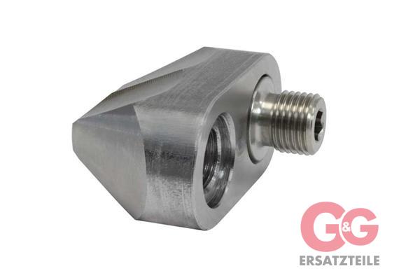 Rotordüsenhalter 180° 1/4IG/AG Edelstahl