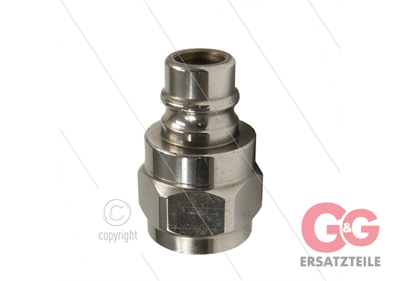 RP-Click - Nippel - Edelstahl (gehärtet) (Snap-Tite) - 250 Bar - Ø12,9mm - max 200°C - 3/8