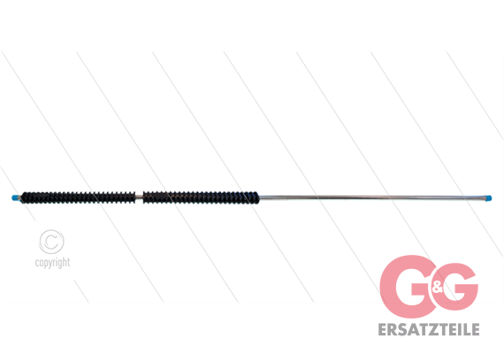 RP3 Edelstahl Lanze L=1200mm - 400 Bar - mit umspritzter Isolierung