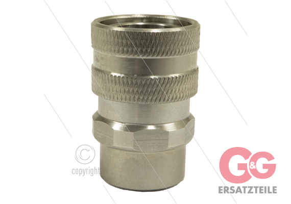 RP3100 - Kupplung - Edelstahl - 250 Bar - max 150°C - 1/2" IG