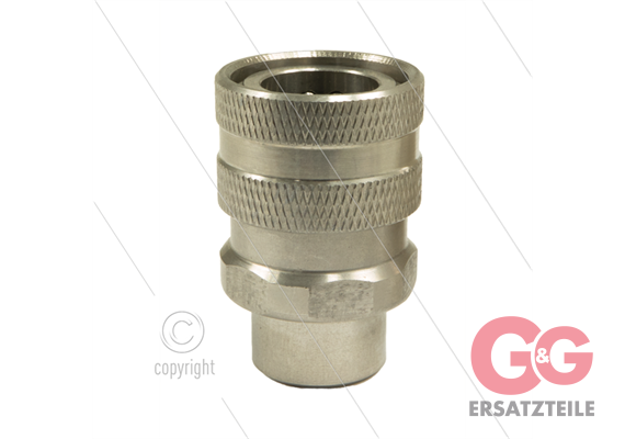 RP3100 - Kupplung - Edelstahl - 250 Bar - max 150°C - 1/4" IG