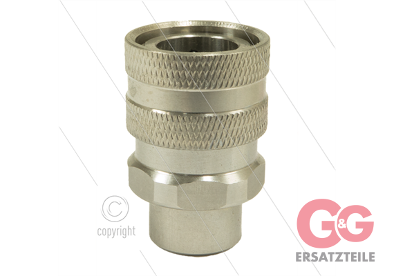 RP3100 - Kupplung - Edelstahl - 250 Bar - max 150°C - 3/8" IG