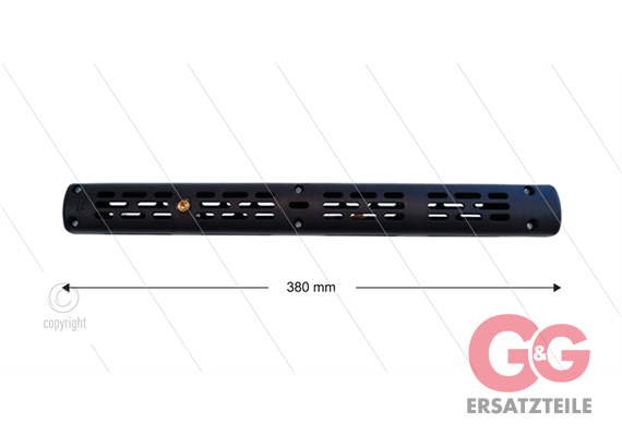 RP9 Satz Isolierhalbschalen für Düsenrohr - L=380mm