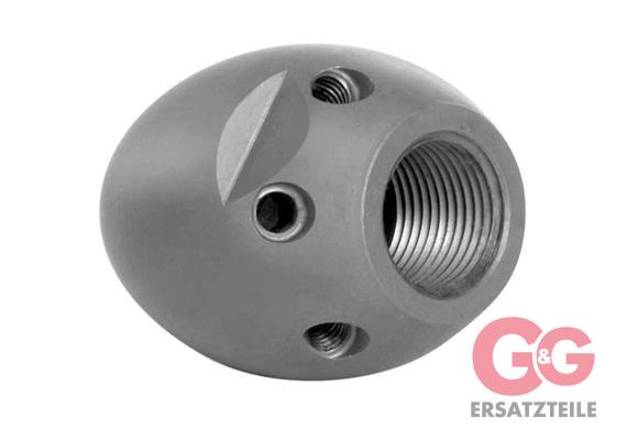 RR-Düse-Ei-Form 1/2"IG D=250 Rohrreinigungsdüse