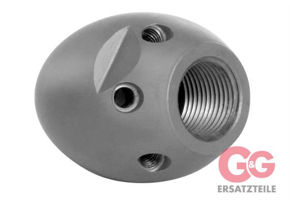 RR-Düse-Ei-Form 1/4"IG D=065 Rohrreinigungsdüse