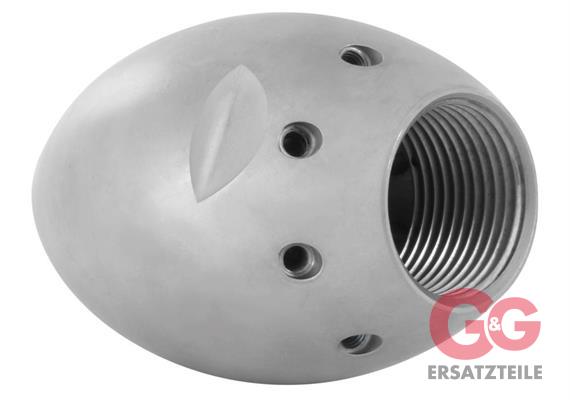 RR-Düse Ei-Form 1"IG D=100 Rohrreinigungsdüse