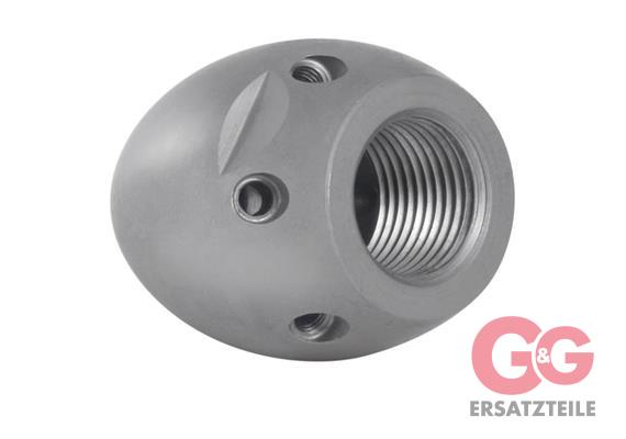 RR-Düse-Ei-Form 3/8"IG D=065 Rohrreinigungsdüse