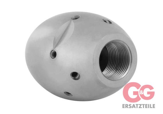 RR-Düse Ei-Form-Radial 3/4"IG D=120 Rohrreinigungsdüse