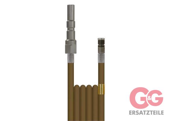 RR-Leitung DN04 300 Bar 20 M. KW-Profi : rot. Düse Bronze