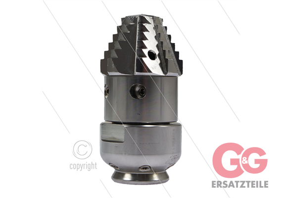 RR-TF30 - rotierende Kanalreinigungsdüse - 0.300 - 6 x 0,75mm + 2 x 1,00mm + 2 x 1,75mm